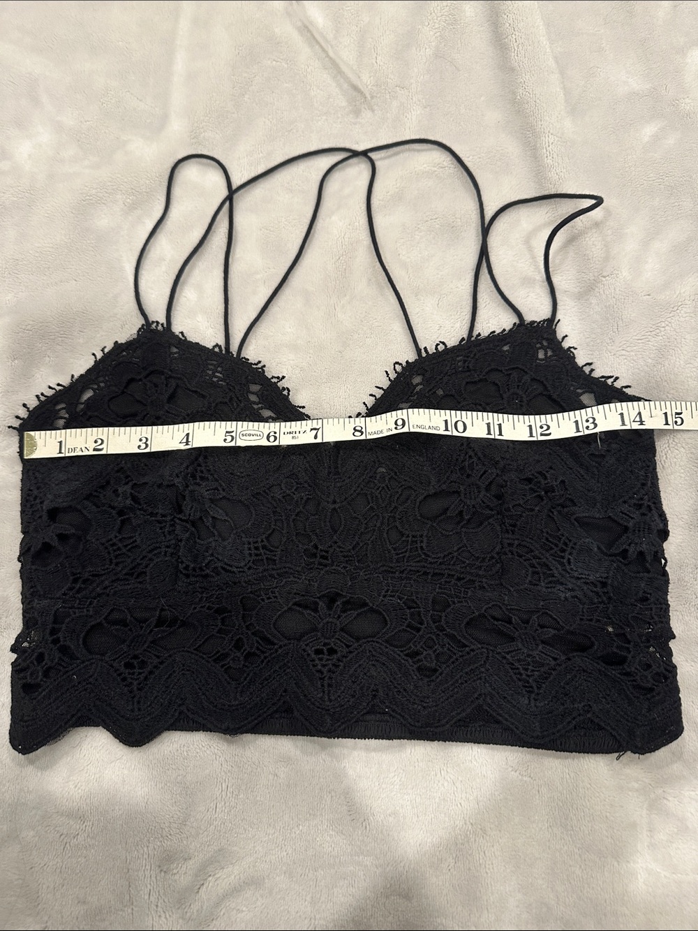 Free People Black Lace Bandeau Bralette - Picture 7 of 7